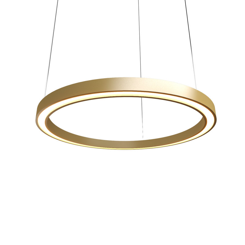 1 - Light Chandelier, Teak, 1.56" H x 31.2" W x 31.2" D