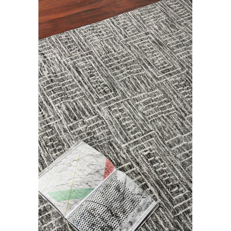 Aldridge Geometric Area Rug, Runner 6'6" x 17'