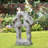 15.25''H Resin Two Kissing Frog Statue