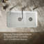 Cairn Smart Divide 33-1/2" Undermount Kitchen Sink-1067917673