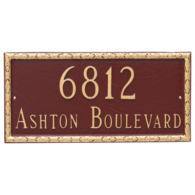 Jefferson Rectangle Wall Plaque