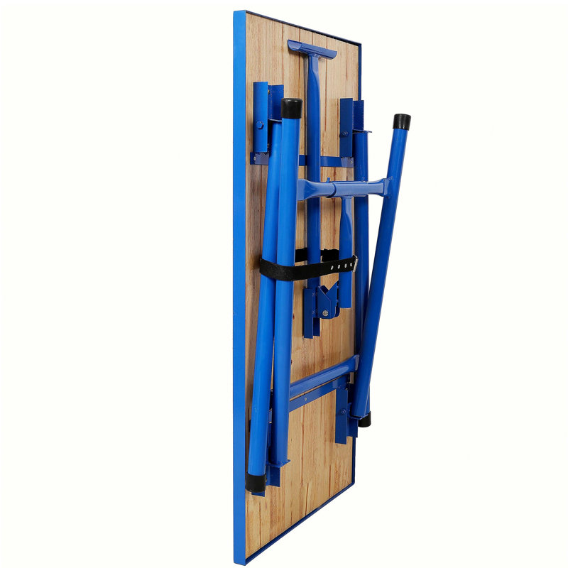 Banc de travail pliable, banc pour outils d'atelier, table d'assemblage de table de montage, capacité de charge de 660 lb, pour atelier, garage, bleu