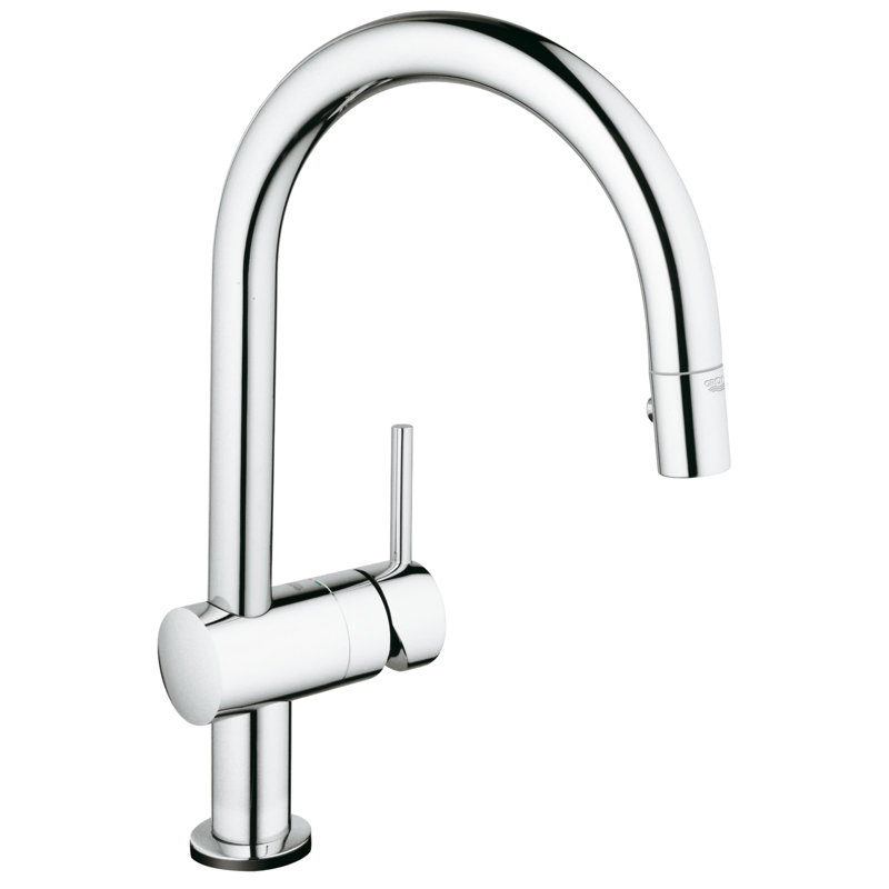 Minta® Pull Down Touch Single Handle Kitchen Faucet with SilkMove®, StarLight Chrome