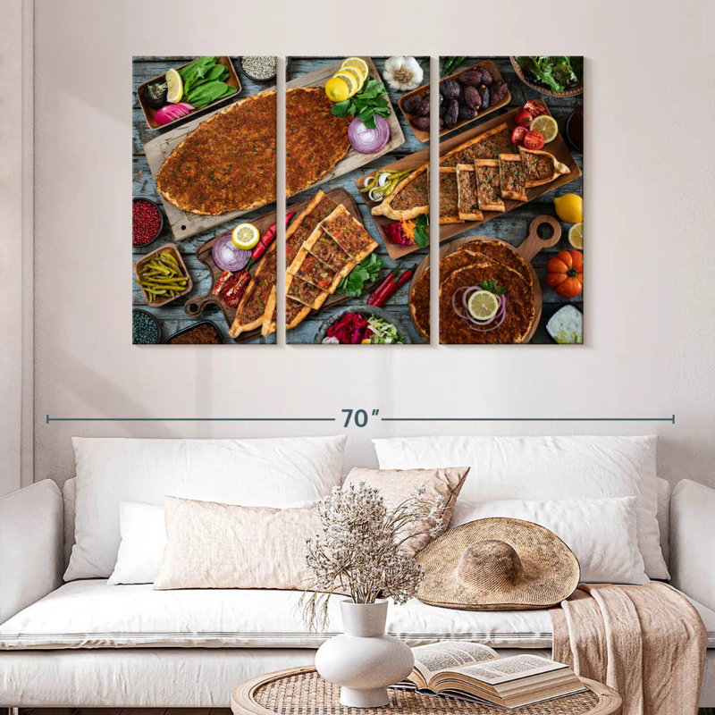 Yarlin Table Of Turkish Cuisine, 32" H x 50" W