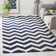 Terence Chevron Wool Hand Woven Area Rug