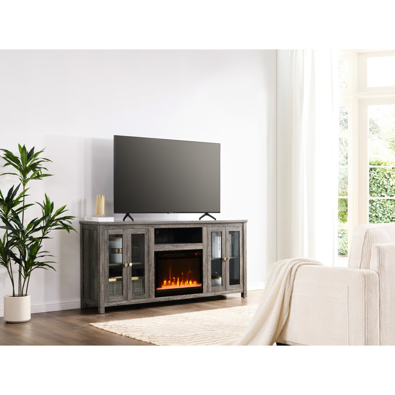 Meuble télé 70 po en noyer gris