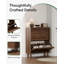 16 Pair Shoe Storage Cabinet