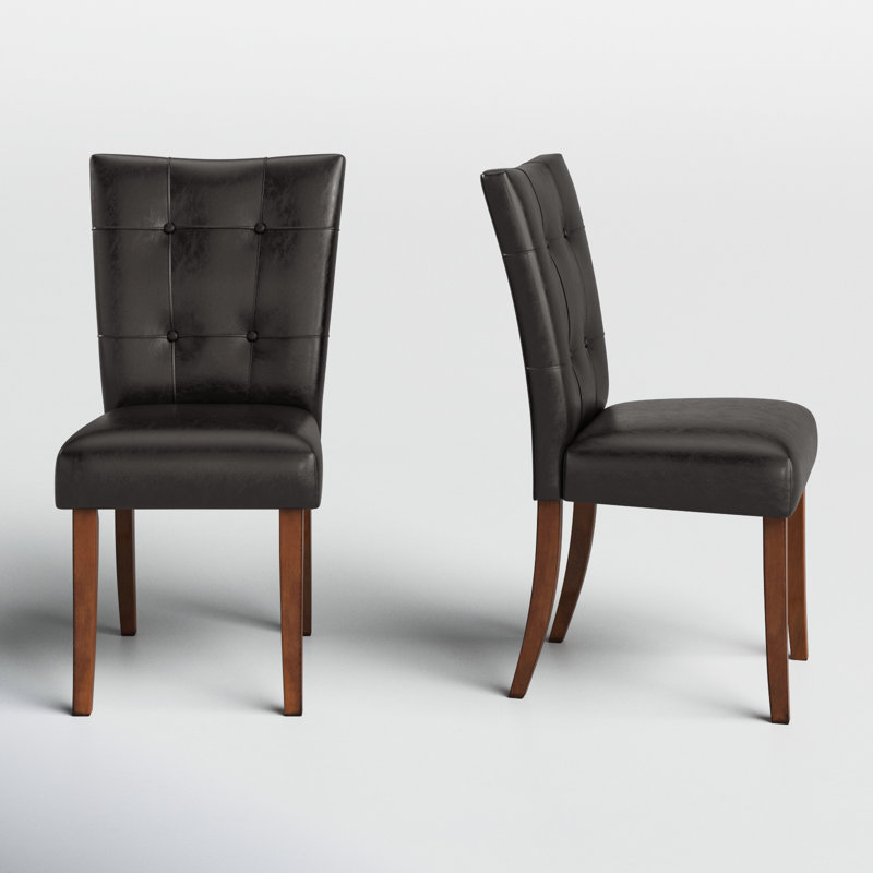 Chaise d'appoint capitonnée Annetha