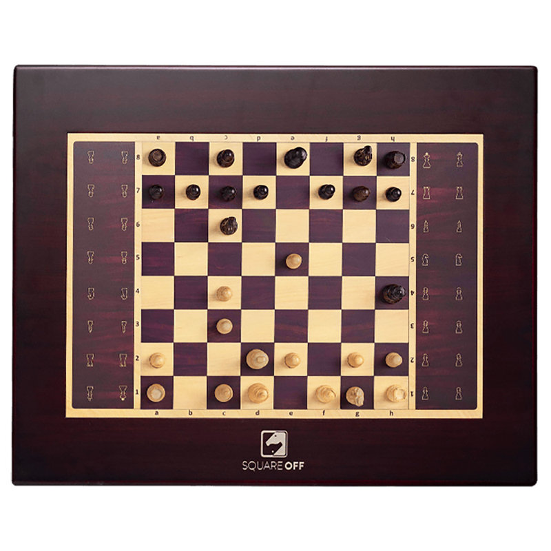 Jeu d'échecs brun