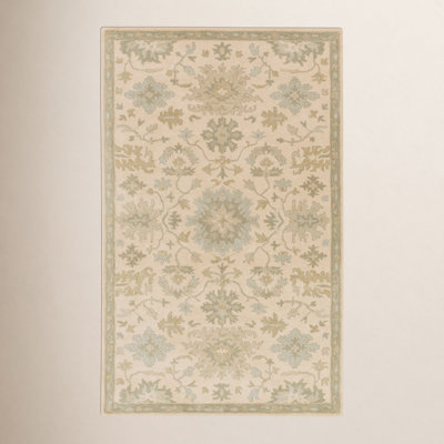 Arden Hand-Woven Wool Floral Rug