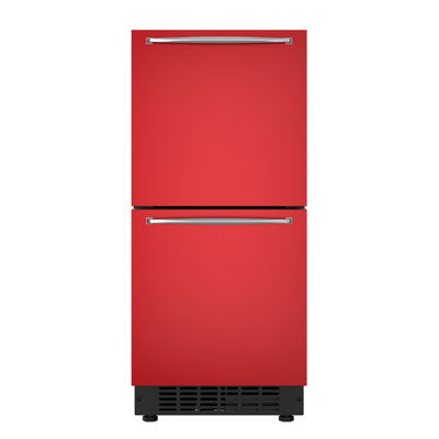 15" Built In Panel Read 2 Drawer Undercounter Compact Freezerless Refrigerator / Beverage Center