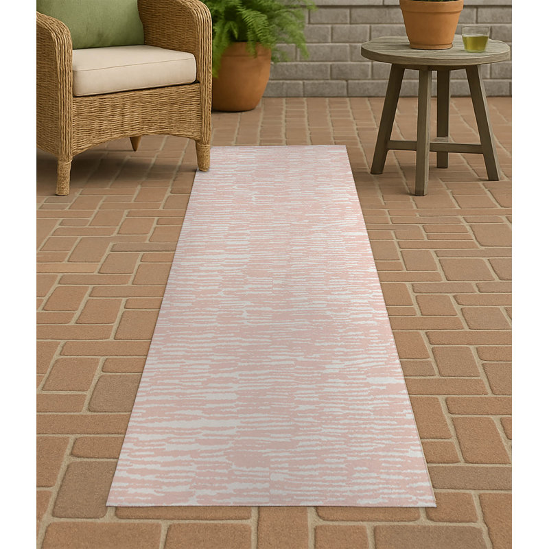 Strands Non-Slip Outdoor Rug, Runner 2'6" x 8'