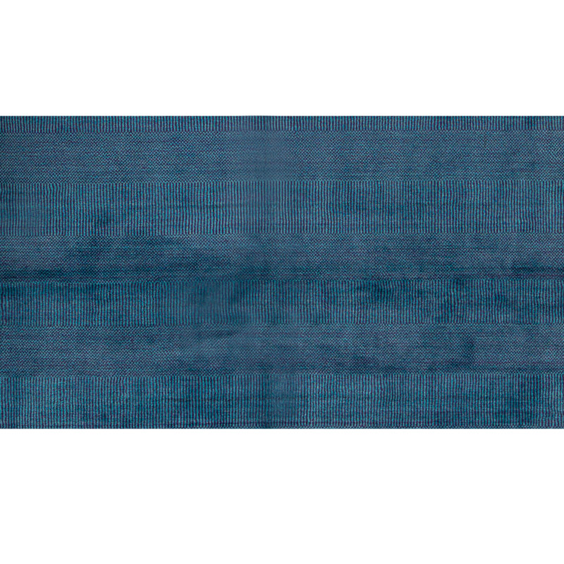 Hand Knotted Area Rug in Blue