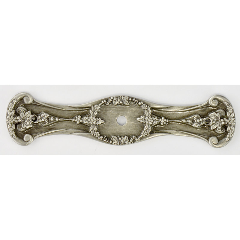 Tuscan Metal Knob Backplate, Antique Pewter
