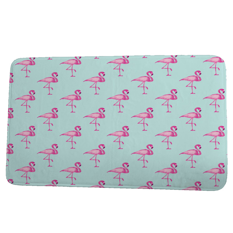 Tapis de bain Lyndsey, Bleu, l 21 po x L 34 po