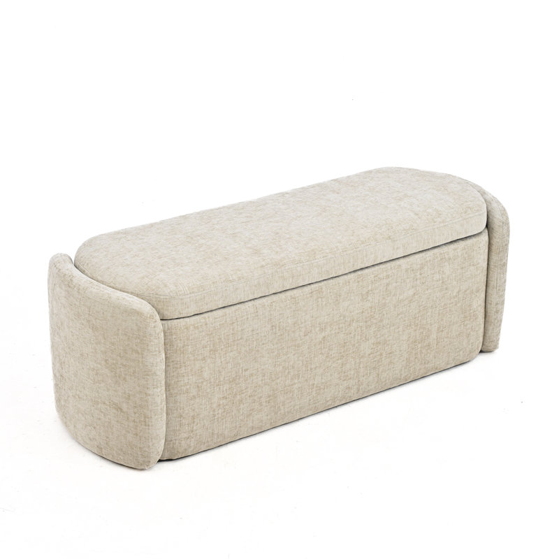 Banc avec repose-pieds Stana, Kaki
