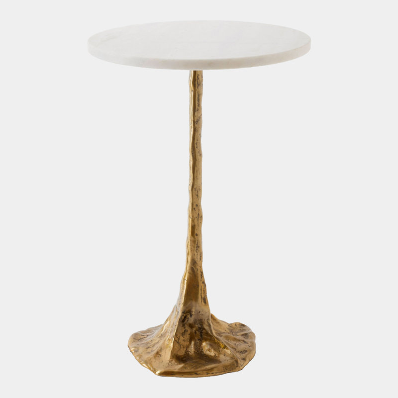 Lily Pad Marble End Table