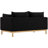 Langham Lewellen 66" Linen Textured Fabric Loveseat-98497689