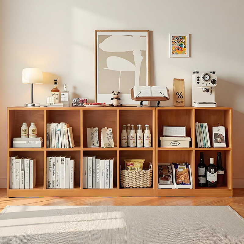 Astromeritis, (4 Shelves) 29.53"H x 75.98"W x 13.78"D, Brown
