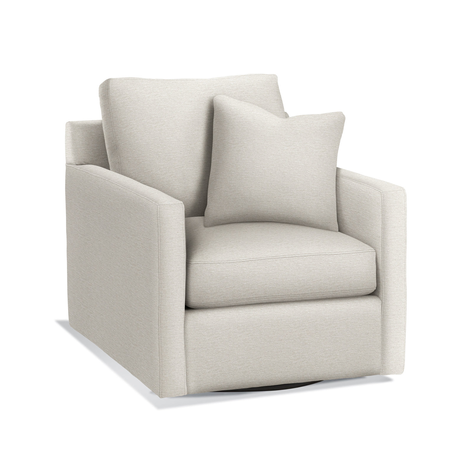 Bel-Air Upholstered Armchair, White Performance Fabric; 0851-94