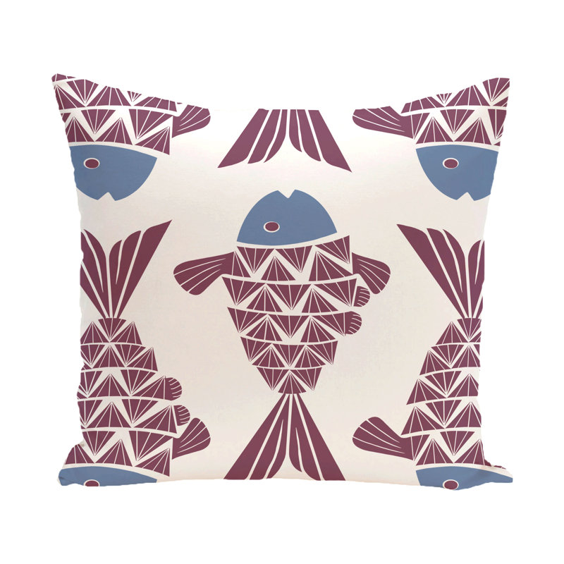 Housse et insert de coussin de plage Beach, H 20 po x l 20 po, Violet