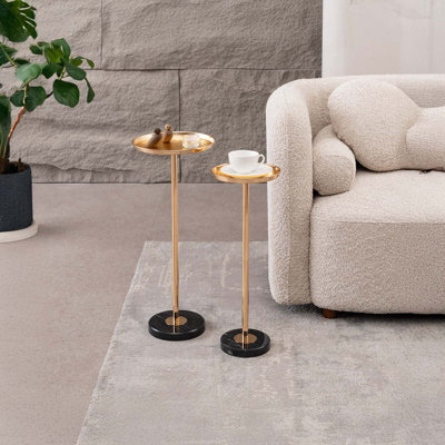 Adjustable Height Side Table, Small Tea Martini Table