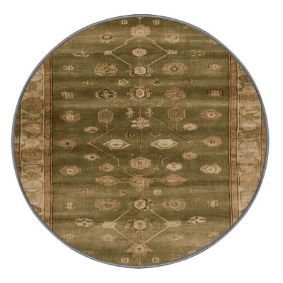 Tapis brun lavable à la machine