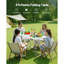 121.9cm Rectangular Adjustable Folding Table