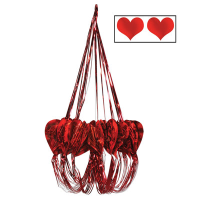 Heart Chandelier - 35" - Pack of 6