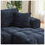 Canapé modulaire surdimensionné en L Chenille, design minimaliste, canapé-lit confortable pour salon, appartement et espaces de réception, aucun assemblage requis-1096323238