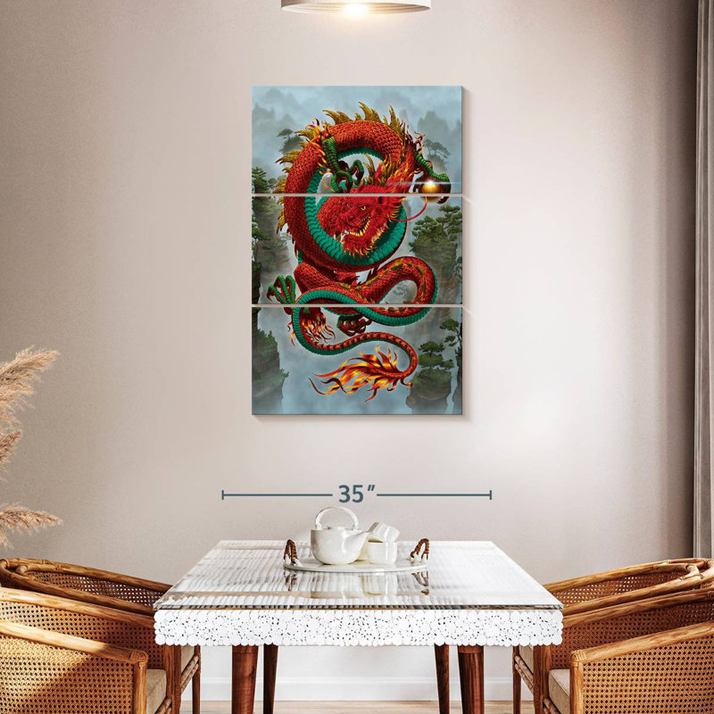 Brampt Good Fortune Dragon Red