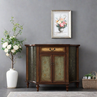 Solid  Wood Entrance  Cabinet