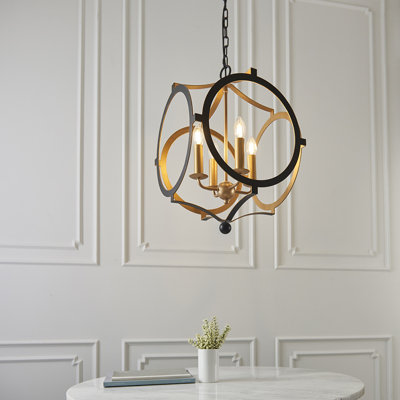 Natascha 4 - Light Geometric Chandelier