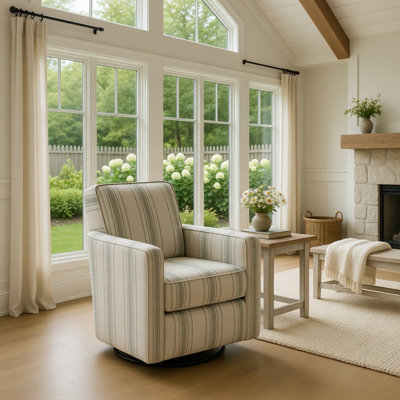 Fauteuil pivotant en polyester Ballina