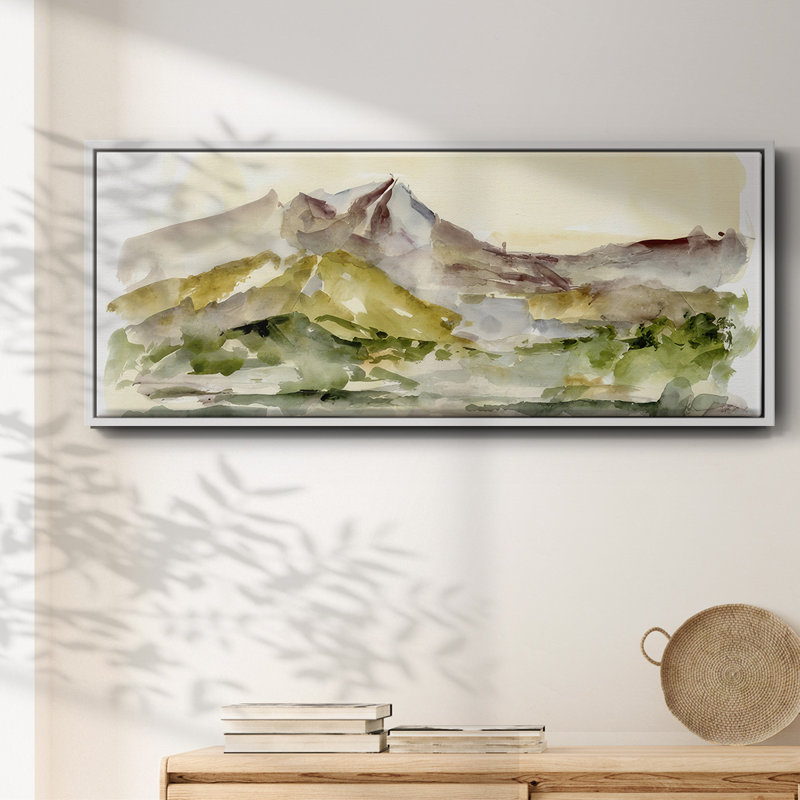 Plum Ridge I- Framed Canvas
