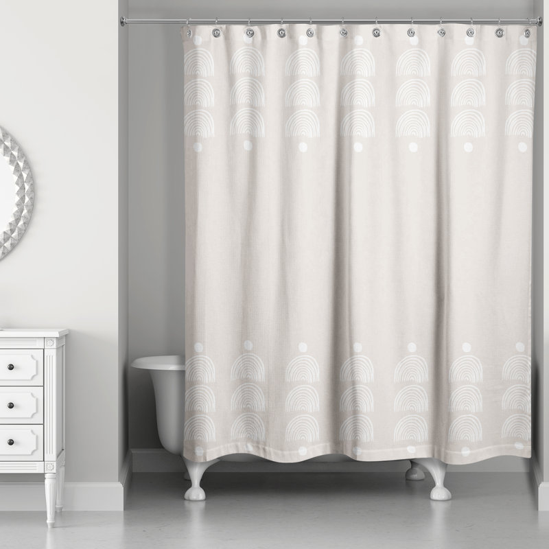 Rideau de douche simple Alashia