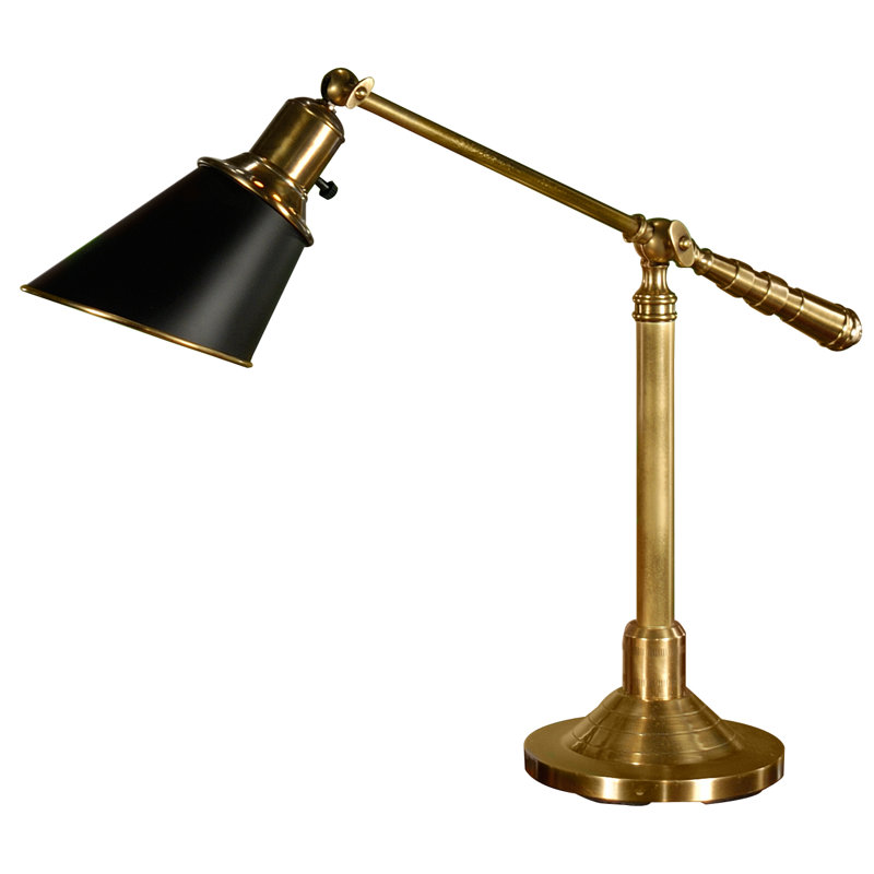 Lampe de bureau patinée antique 19 po Heritage