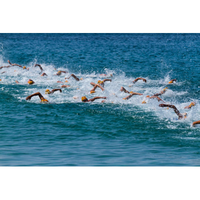 Triathlon - Wrapped Canvas Print