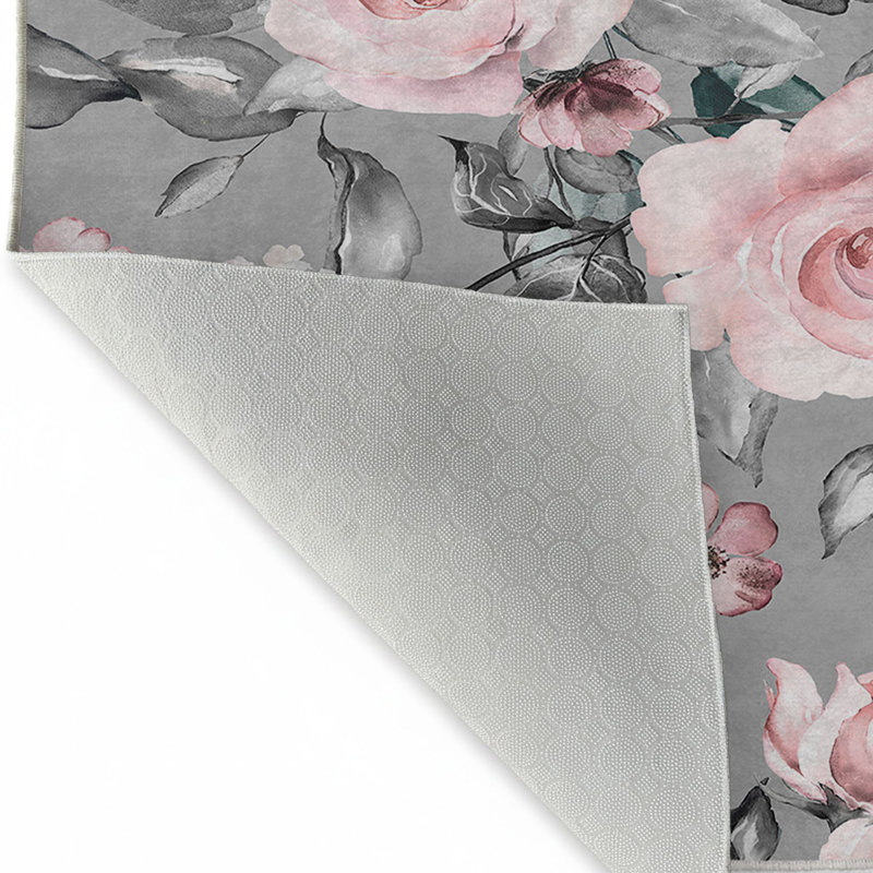 Premium Hall Carpet (3.3 x 6.6 ft), 100% Polyester, 0.4 in Pile Height | Antibacterial, Non-Slip PVC Dot Underside | Machine Washable, 3D Digital Printing | Ideal for Living Room, Bedroom, and Entryway Decor