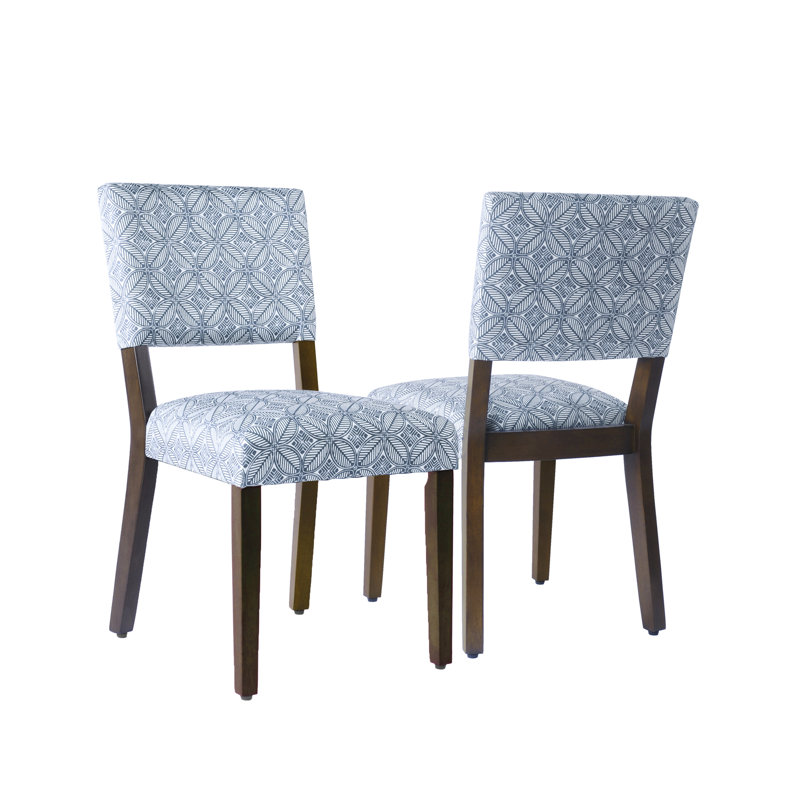 Aleka Open Back Dining Chair, Blue