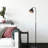 43.623'' Black Task Floor Lamp