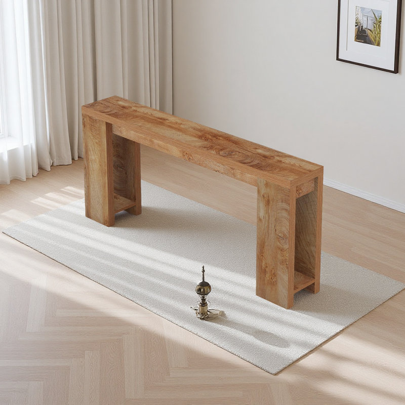 Wood Entryway Table,Console Table,Side Table, Brown