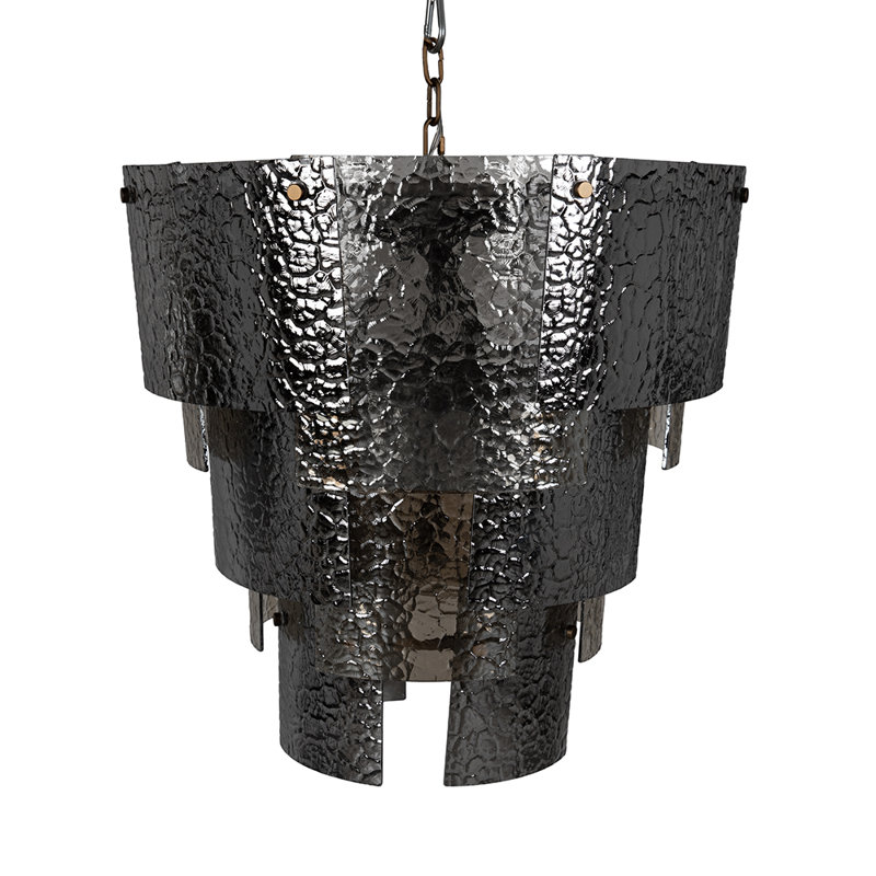 Cornelius Chandelier, 4 Tiers, 10 Lights, 25" H x 25" W x 25" D