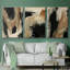 Baked Paintstrokes I, reproduction encadrée sur toile 3 pièces-91887776-91887773