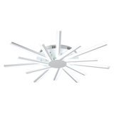 Amana 14 -Light Unique Design Dimmable White Light 31.49" LED Flush Mount Fixture