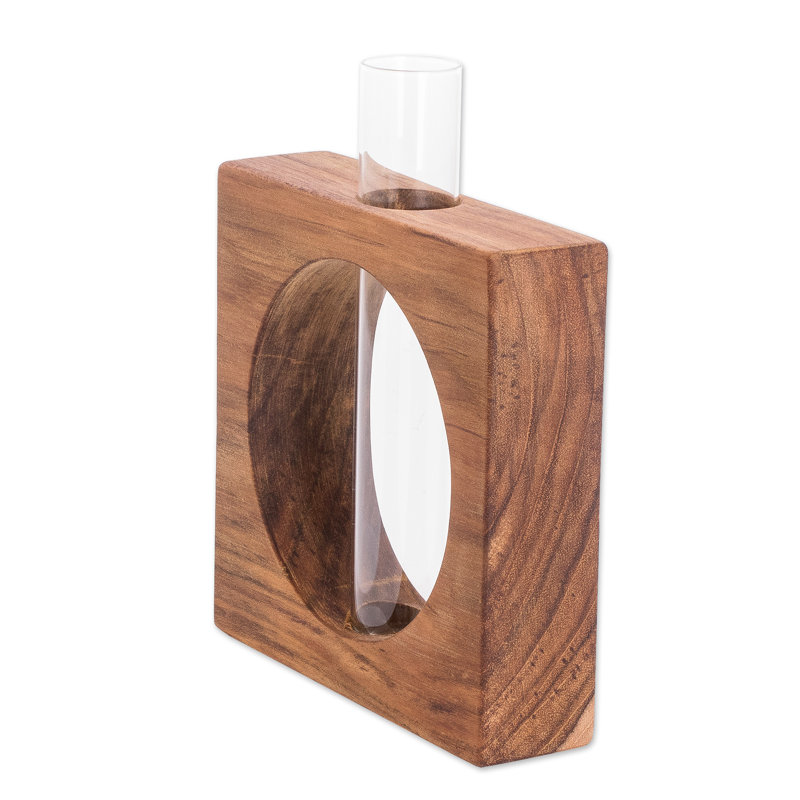 Handmade Wood Table Vase