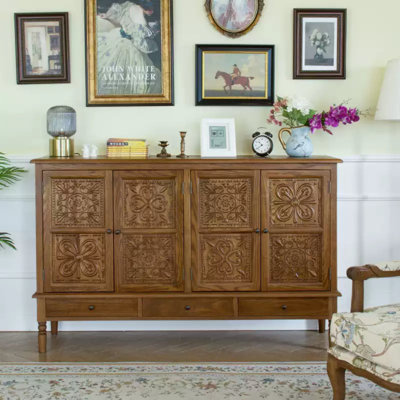 Retro Furniture Pastoral Style Sideboard