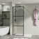 34.02'' W x 72.02'' H Framed Fixed Glass Panel with Clear Glass