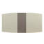 Contemporary Style Dining Table 1Pc With Self-Storing Extension Leaf Bright High Gloss White And Gray-Taupe Finish