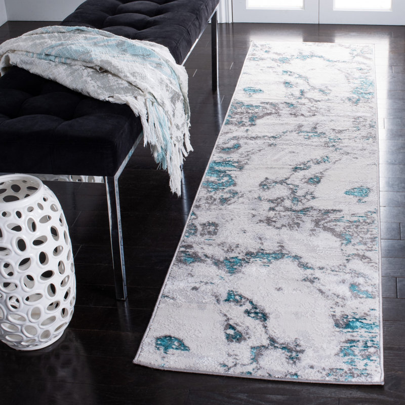 Harville Performance Abstract Rug, Runner 2' x 8'